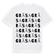 Gräsa ordlek t-shirt