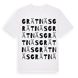 Grätnäs ordlek t-shirt – ekologisk bomull t-shirt från Pinshirt
