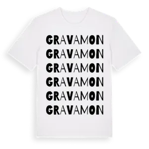 Gravamon ordlek t-shirt – ekologisk bomull t-shirt från Pinshirt
