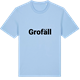 Blue Soul t-shirt med Grofäll fetstil t-shirt