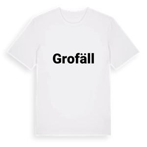 Grofäll fetstil t-shirt – ekologisk bomull t-shirt från Pinshirt