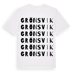 Grönsvik ordlek t-shirt – ekologisk bomull t-shirt från Pinshirt