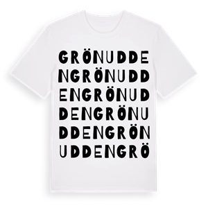 Grönudden ordlek t-shirt – ekologisk bomull t-shirt från Pinshirt