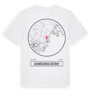 Grundsunda Distrikt t-shirt – ekologisk bomull t-shirt från Pinshirt