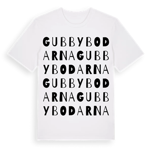 Gubbybodarna ordlek t-shirt – ekologisk bomull t-shirt från Pinshirt