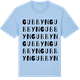 Blue Soul t-shirt med Gubbyn ordlek t-shirt