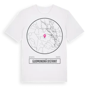 Gudmundrå Distrikt t-shirt – ekologisk bomull t-shirt från Pinshirt