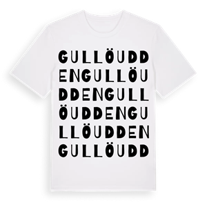 Gullöudden ordlek t-shirt – ekologisk bomull t-shirt från Pinshirt