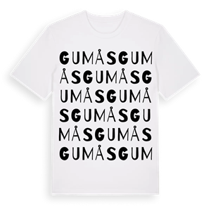 Gumås ordlek t-shirt – ekologisk bomull t-shirt från Pinshirt