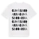 White t-shirt med Gumåsbodarna ordlek t-shirt