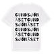 Gundsjönäset ordlek t-shirt