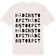 Vintage White t-shirt med Hådénstorpet ordlek t-shirt