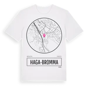 Haga-Bromma t-shirt – ekologisk bomull t-shirt från Pinshirt