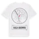 White t-shirt med Haga-Bromma t-shirt