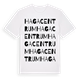 Haga centrum ordlek t-shirt