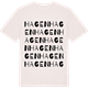 Vintage White t-shirt med Hagen ordlek t-shirt