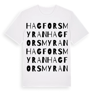 Hagforsmyran ordlek t-shirt – ekologisk bomull t-shirt från Pinshirt