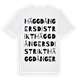 Häggdångers distrikt ordlek t-shirt