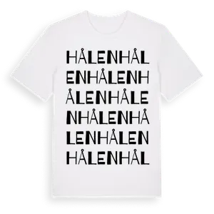 Hålen ordlek t-shirt – ekologisk bomull t-shirt från Pinshirt