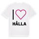 Jag älskar Hålla t-shirt stort tryck