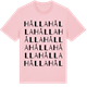 Pink Cotton t-shirt med Hålla ordlek t-shirt