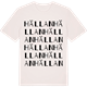 Vintage White t-shirt med Hällan ordlek t-shirt