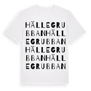 Hällegrubban ordlek t-shirt – ekologisk bomull t-shirt från Pinshirt