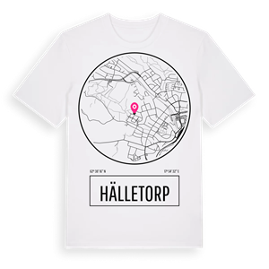 Hälletorp t-shirt – ekologisk bomull t-shirt från Pinshirt