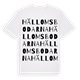 Hällomsbodarna ordlek t-shirt