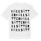 Hållsätter ordlek t-shirt
