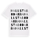 Hallstabodarna ordlek t-shirt
