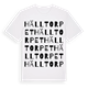 Hälltorpet ordlek t-shirt