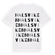 Halsviken ordlek t-shirt