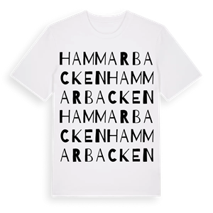 Hammarbacken ordlek t-shirt – ekologisk bomull t-shirt från Pinshirt