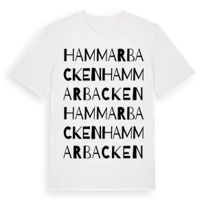 Hammarbacken ordlek t-shirt – ekologisk bomull t-shirt från Pinshirt