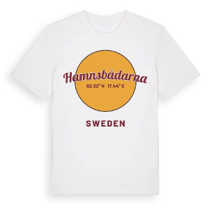 Hamnsbådarna cirkel t-shirt – ekologisk bomull t-shirt från Pinshirt