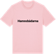 Pink Cotton t-shirt med Hamnsbådarna fetstil t-shirt