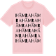 Pink Cotton t-shirt med Hämra ordlek t-shirt