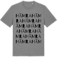 Mid Heather Gray t-shirt med Hämra ordlek t-shirt