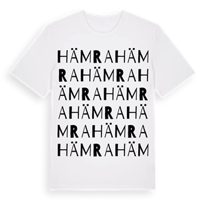 Hämra ordlek t-shirt – ekologisk bomull t-shirt från Pinshirt