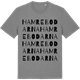 Mid Heather Gray t-shirt med Hamrebodarna ordlek t-shirt