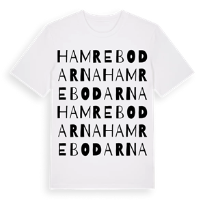 Hamrebodarna ordlek t-shirt – ekologisk bomull t-shirt från Pinshirt