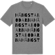 Mid Heather Gray t-shirt med Hängstabodarna ordlek t-shirt