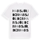 Hansjöliden ordlek t-shirt
