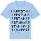 Blue Soul t-shirt med Happsta ordlek t-shirt