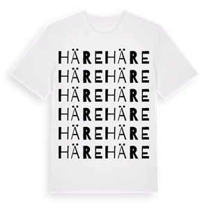 Häre ordlek t-shirt – ekologisk bomull t-shirt från Pinshirt