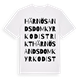 Härnösands domkyrkodistrikt ordlek t-shirt