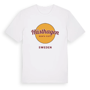 Hästhagen cirkel t-shirt – ekologisk bomull t-shirt från Pinshirt