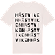 Vintage White t-shirt med Hästviken ordlek t-shirt