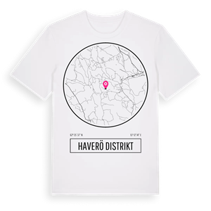 Haverö distrikt t-shirt – ekologisk bomull t-shirt från Pinshirt